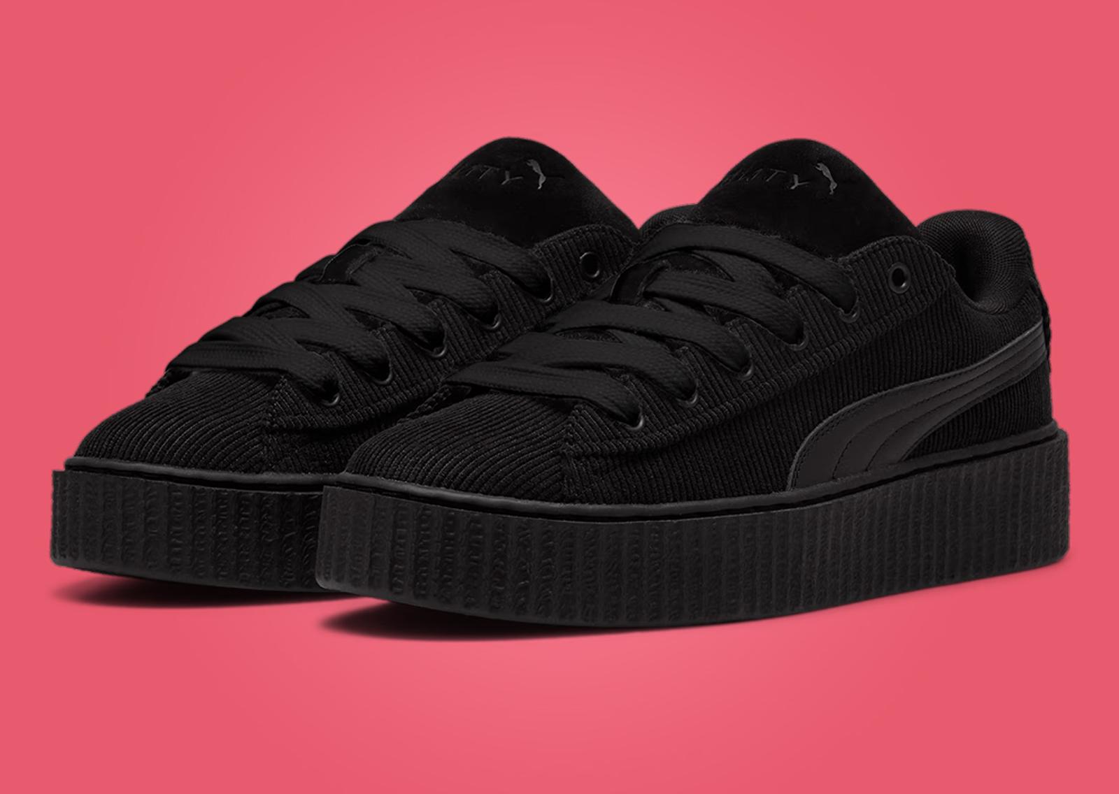 Fenty x Puma Creeper Phatty Corduroy Black Angle