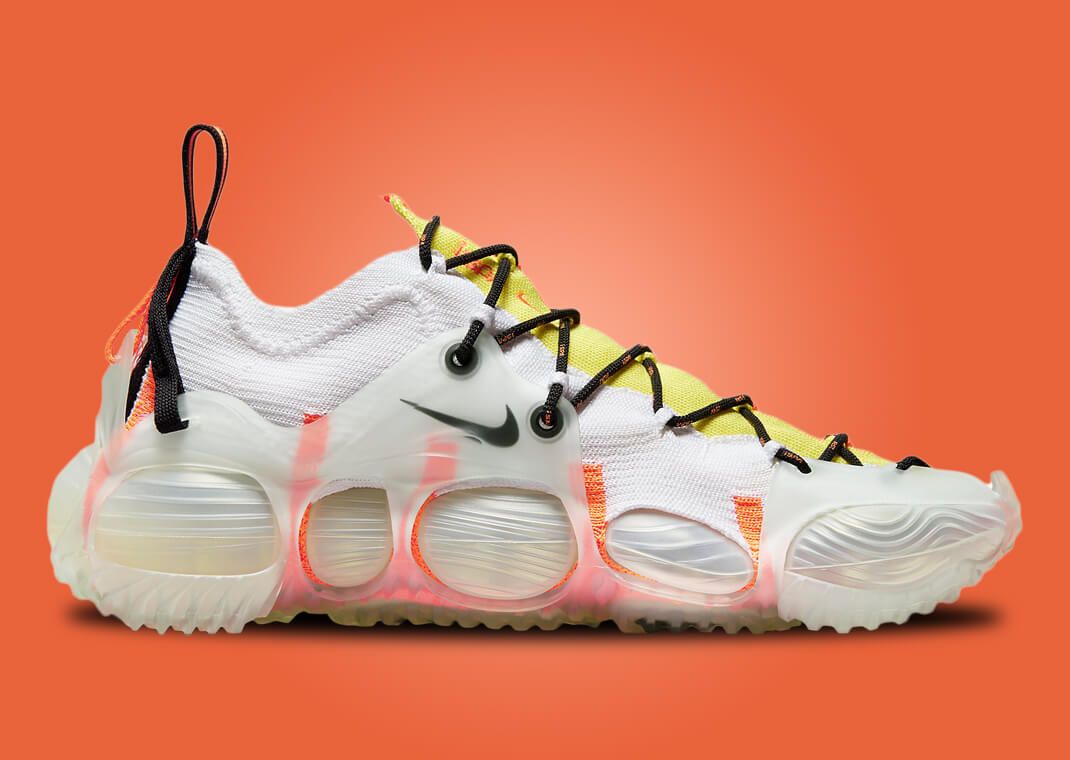 The Nike ISPA Link Axis Total Orange Sonic Yellow Releases