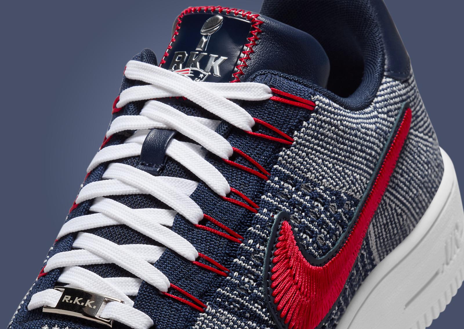 Nike Air Force 1 Ultra Flyknit Low New England Patriots 30th Anniversary Detail