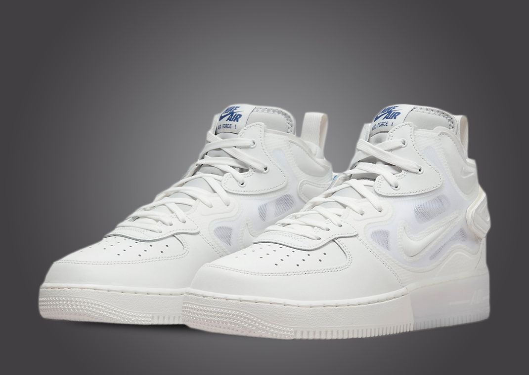 Nike air force 1 high id hot sale winter white