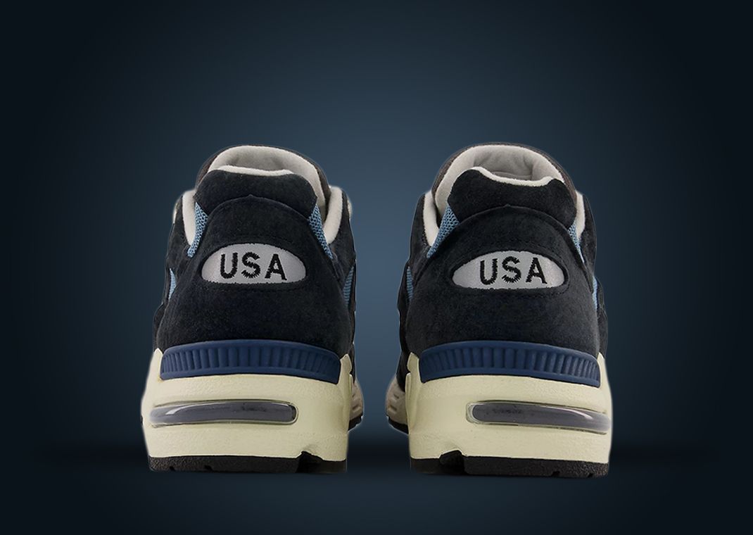 This New Balance 990v2 Made in USA by Teddy Santis Comes In Navy