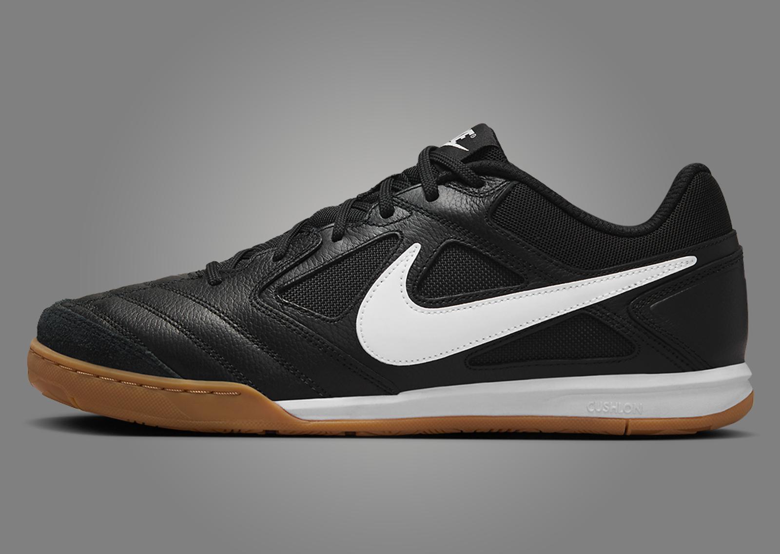 Nike Gato Black White Gum Lateral