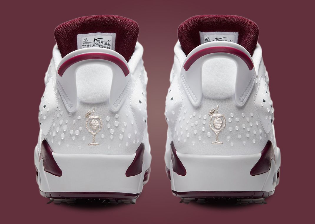 Air Jordan 6 Golf ホワイト/バーガンディ Jordan Brand Pays Homage To The PGA's Players Championship