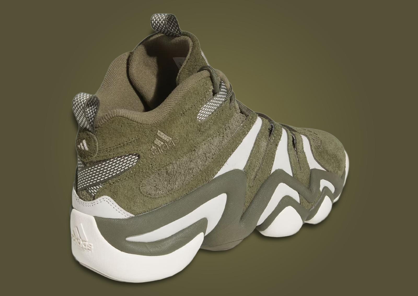 adidas Crazy 8 Olive Heel