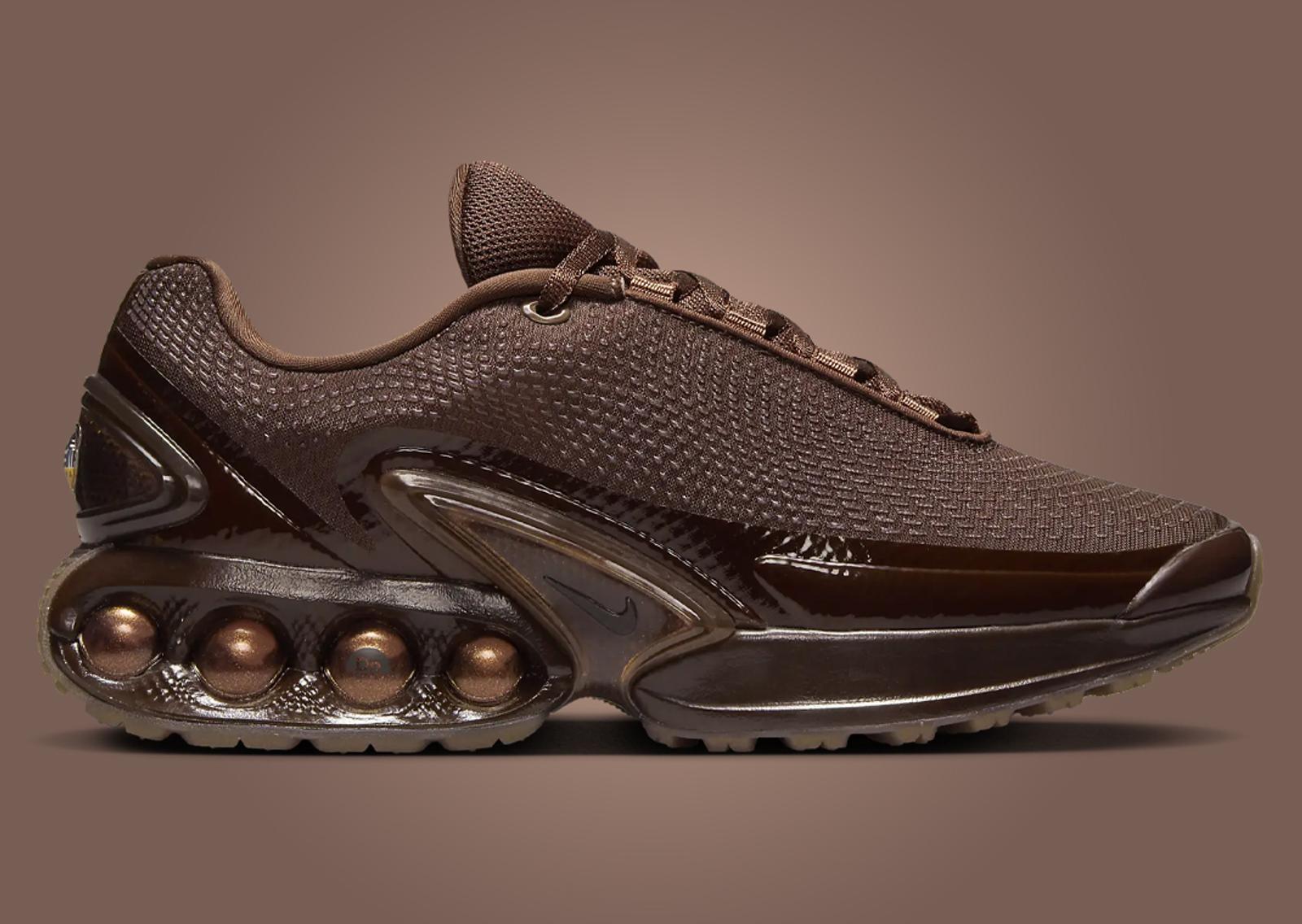 Isamaya Ffrench x Nike Air Max DN Light Chocolate Lateral