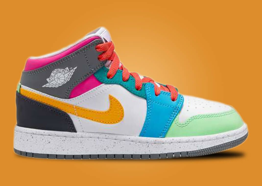 Jordan multi air jordan 1 mid trainers top junior