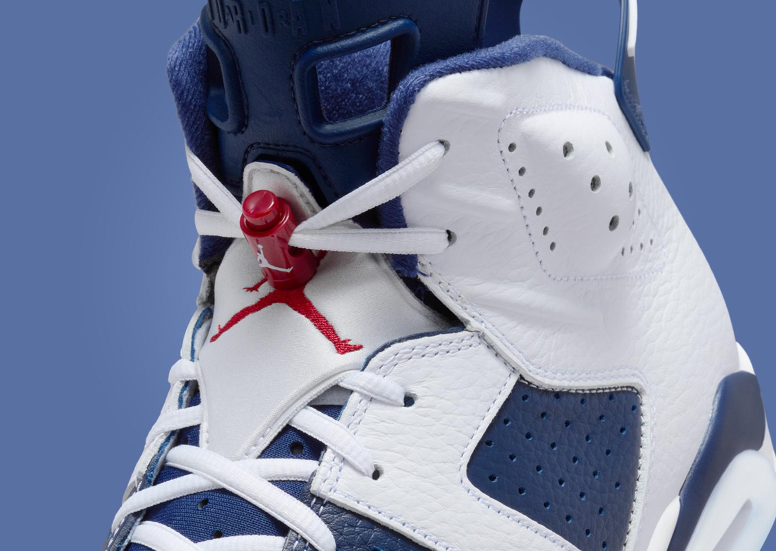 Air Jordan 6 Retro Olympic Detail