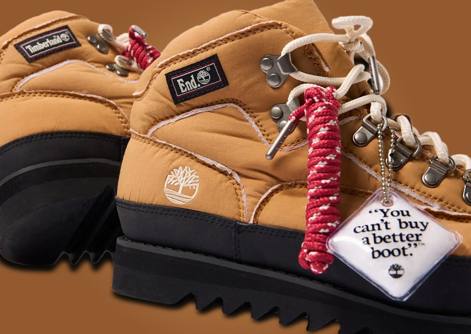 END. x Timberland Euro Hiker Boot Beige Detail