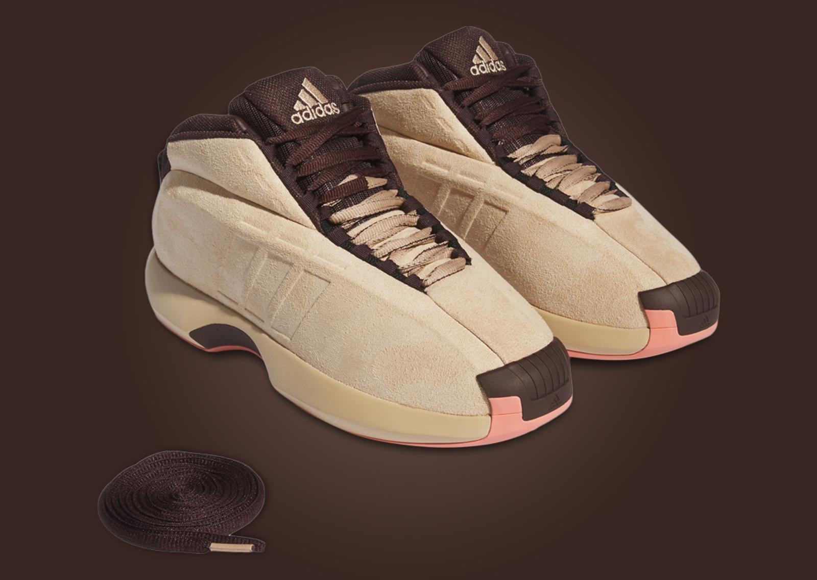 adidas Crazy 1 Magic Beige Angle With Laces