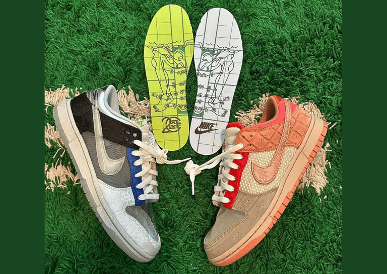 CLOT x Nike Dunk Low SP What The? Lateral