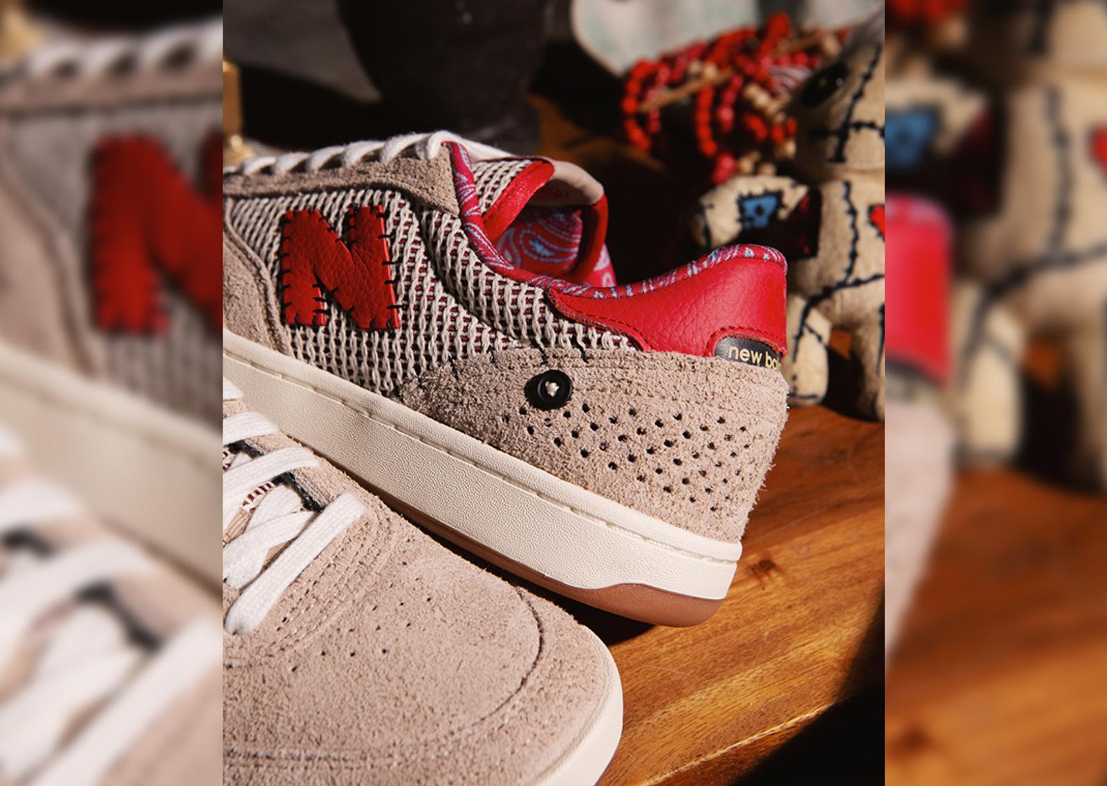 Rukus x New Balance Numeric 440 Voodoo Doll Heel Detail