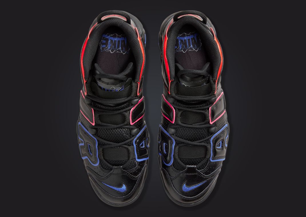 NIKE AIR MORE UP TEMPO （PS） Size 13 (PS) - Nike Air More Uptempo Mid Black Anthracite for sale