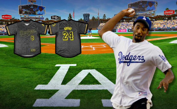 Kobe dodgers best sale jersey nike