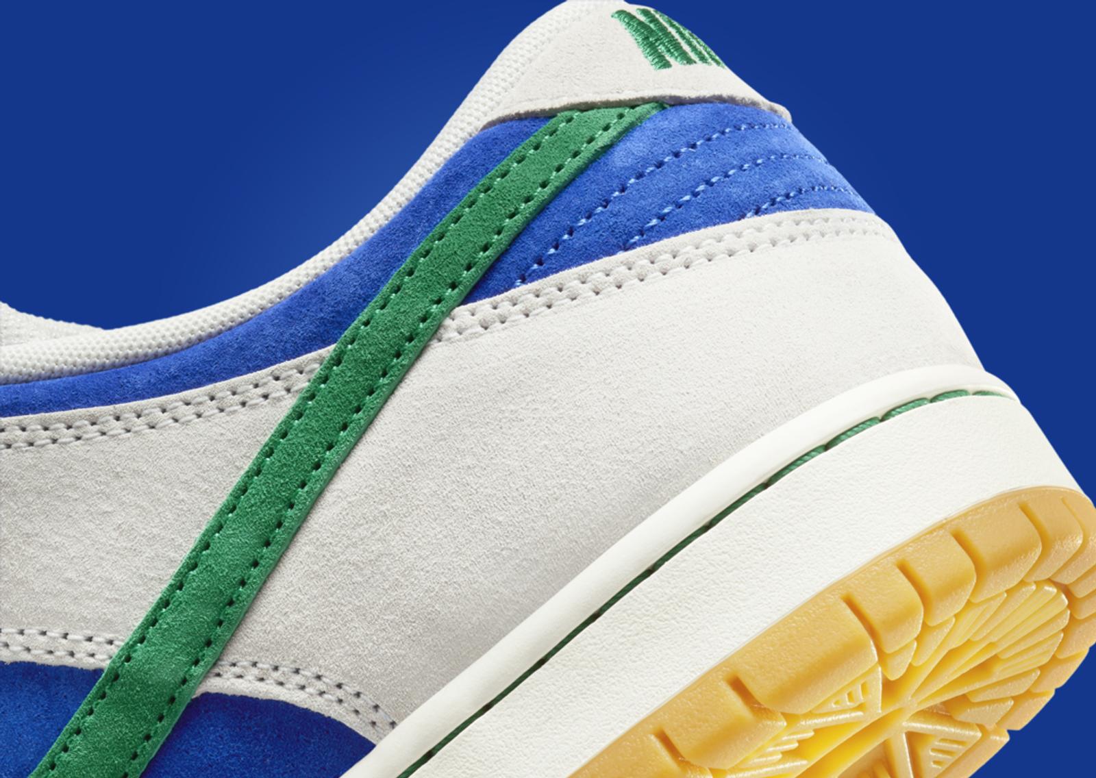 Nike SB Dunk Low Malachite Hyper Royal Heel Detail