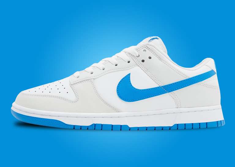 Nike Dunk Low Summit White Photo Blue Lateral