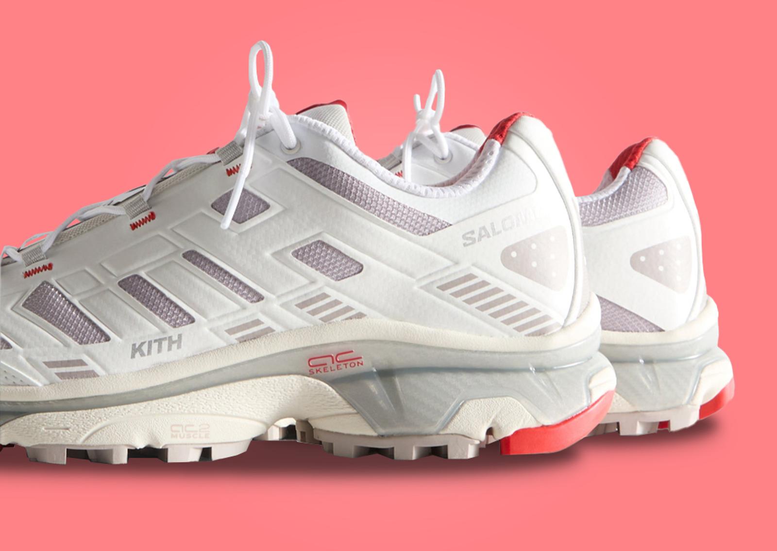 Kith x Salomon XT-4K White Detail