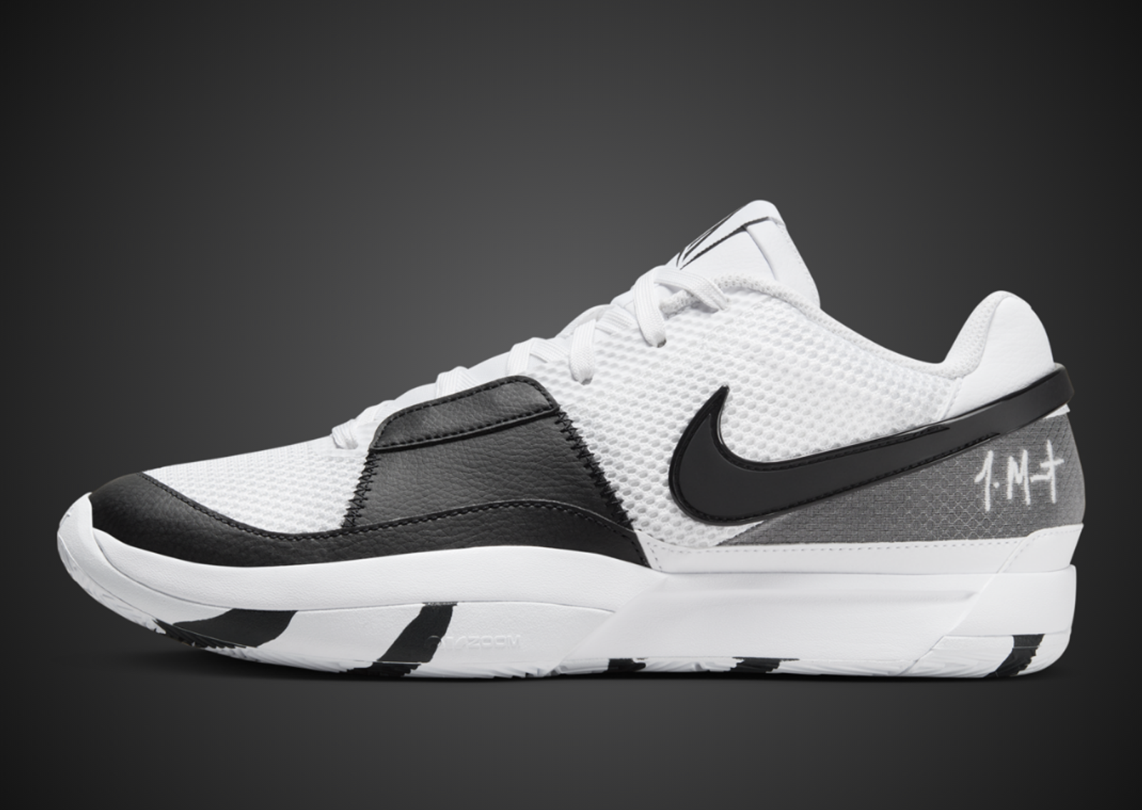 Nike Ja 1 White Black Lateral