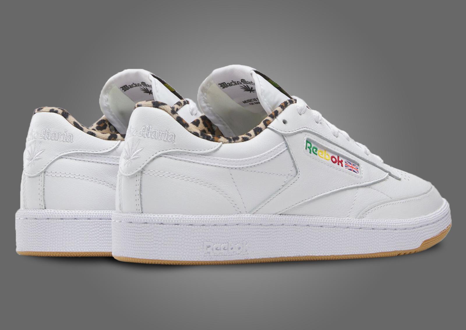 Wacko Maria x Reebok Club C 85 White Heel Angle