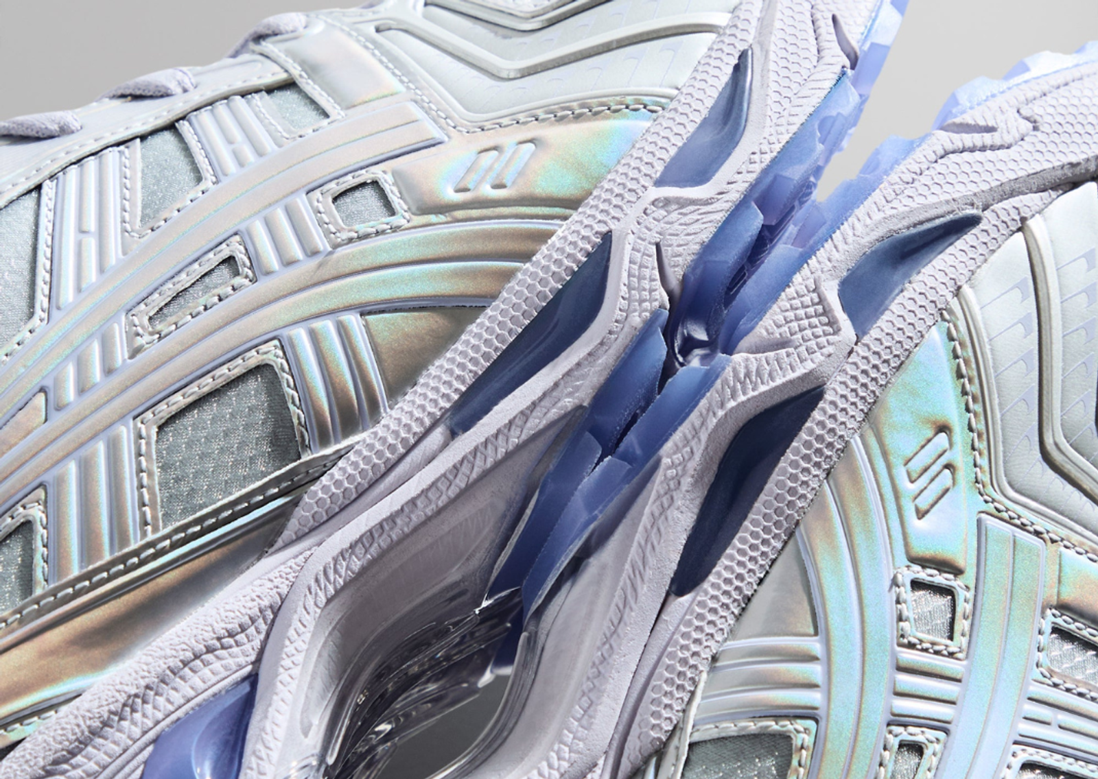 Kith x Marvel Super Villains x Asics Gel-Kayano 14 Silver Surfer Detail