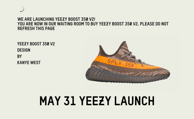 Clay yeezy raffle online