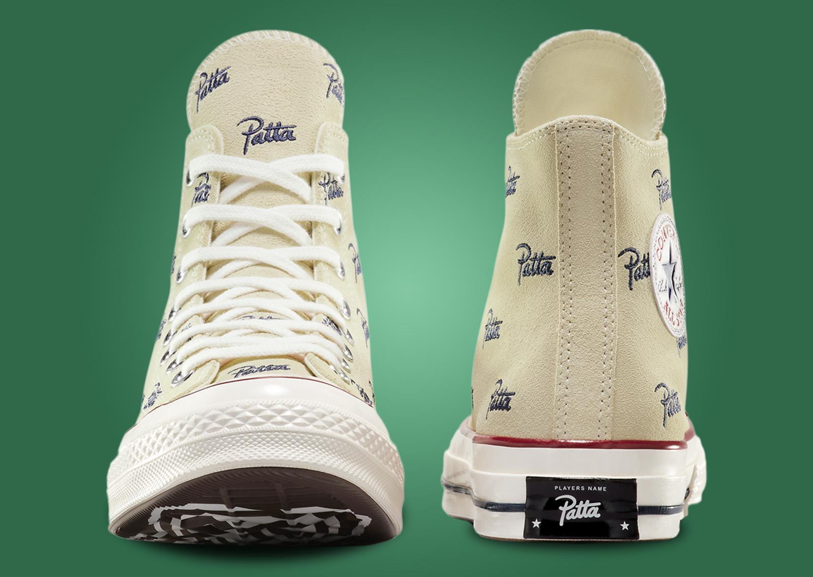 Patta x Converse Chuck Taylor 70 Natural Ivory Toe and Heel