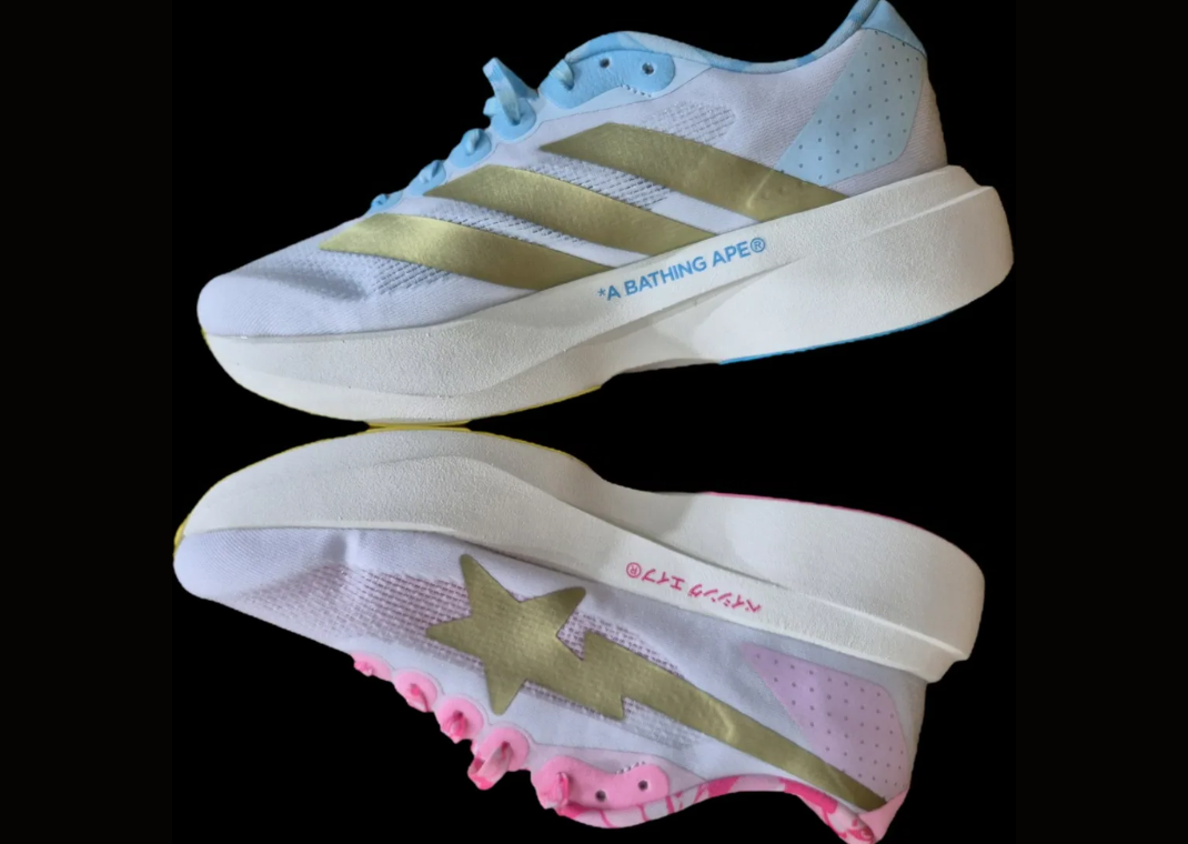 BAPE is Bringing ABC Camo to the adidas Adizero Evo SL