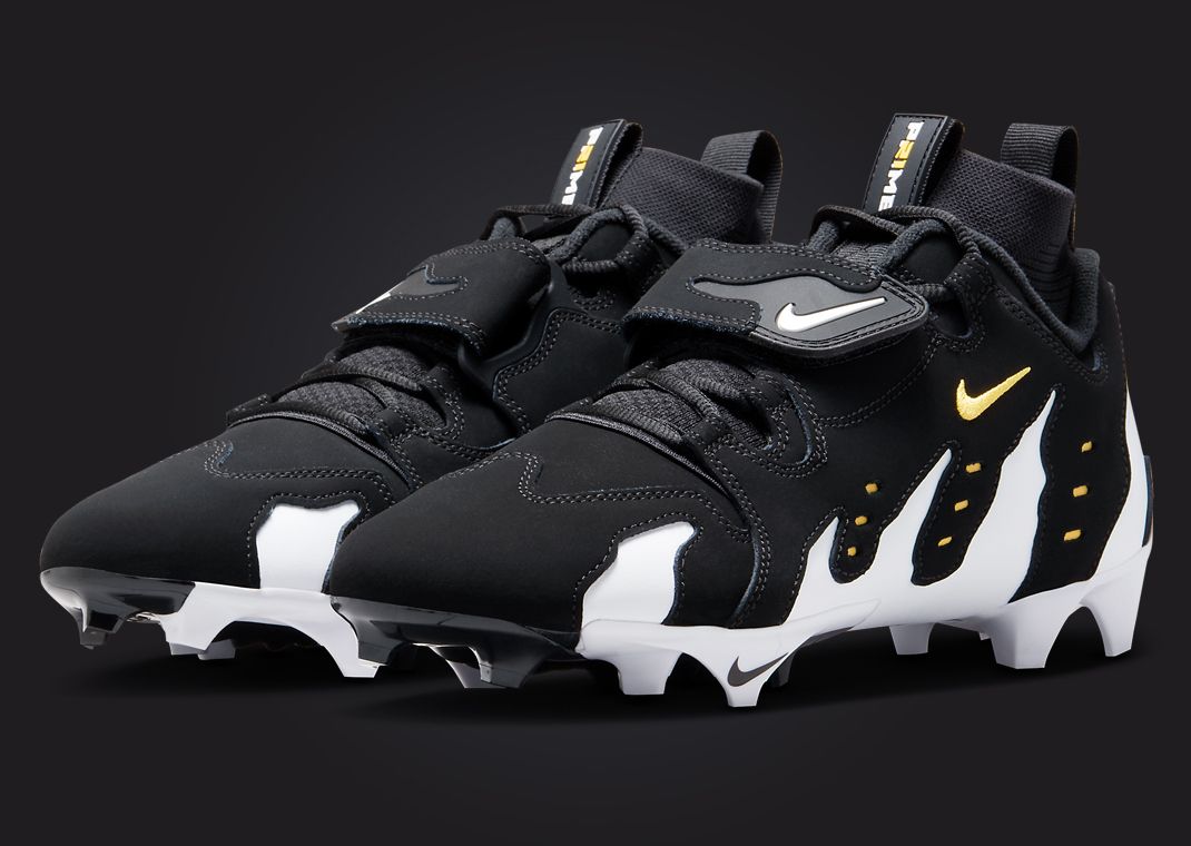 The Nike Air DT Max 96 TD Cleat Black Varsity Maize Releases June 2024