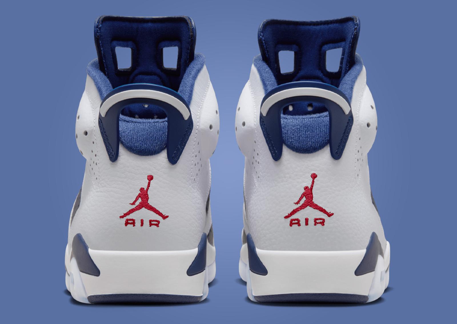 Air Jordan 6 Retro Olympic Heel