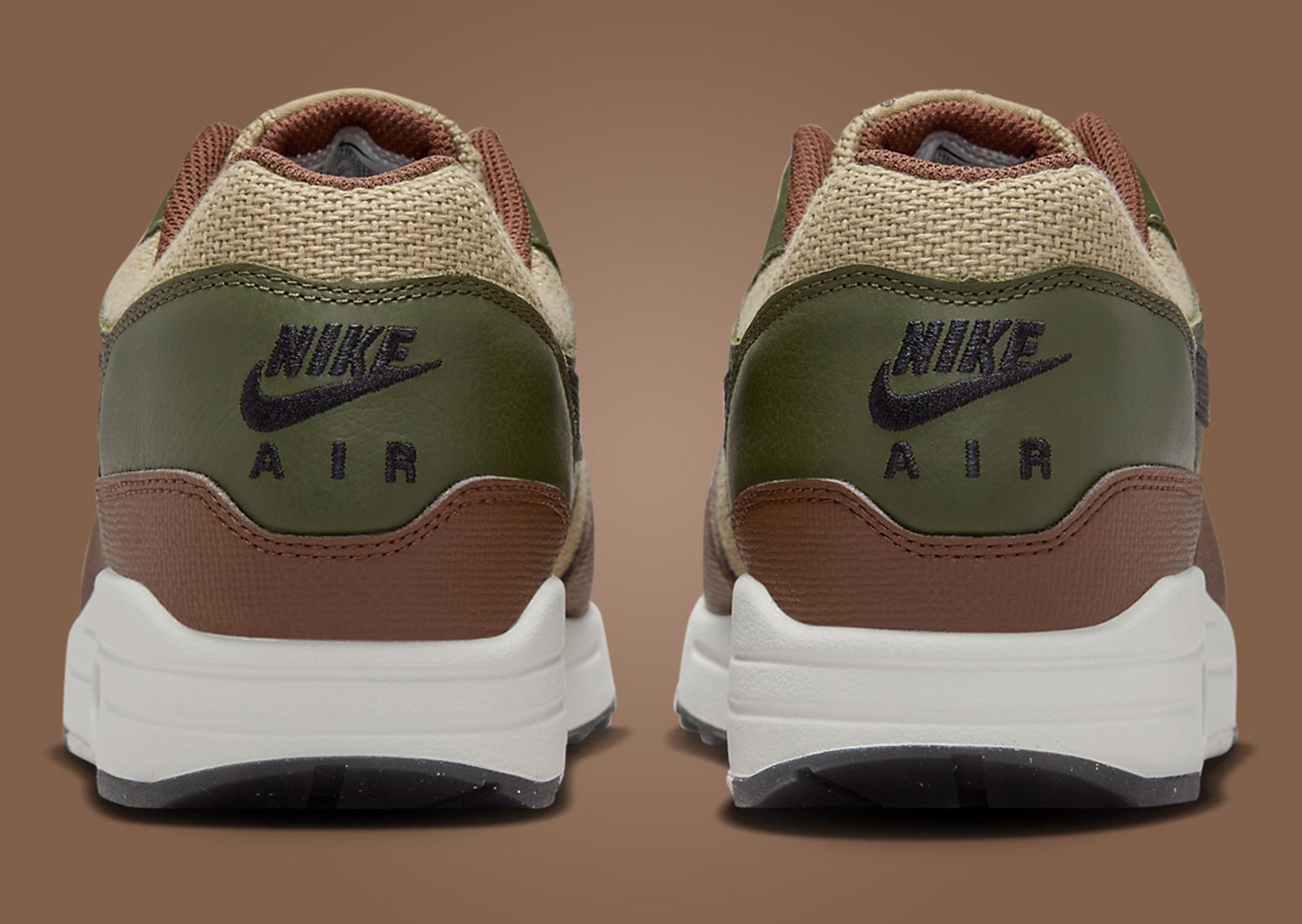 Nike Air Max 1 Neutral Olive Cacao Wow Back