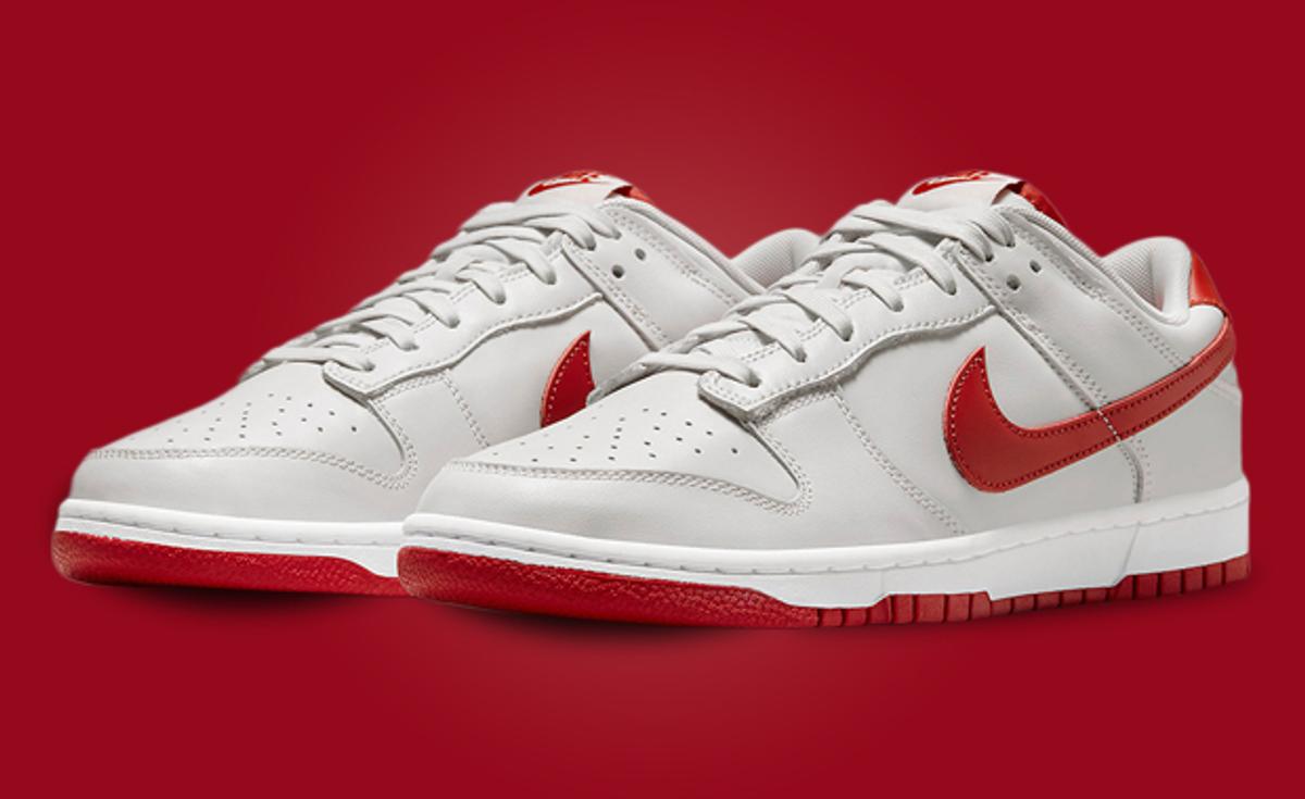 Bone Red Takes Over This Nike Dunk Low