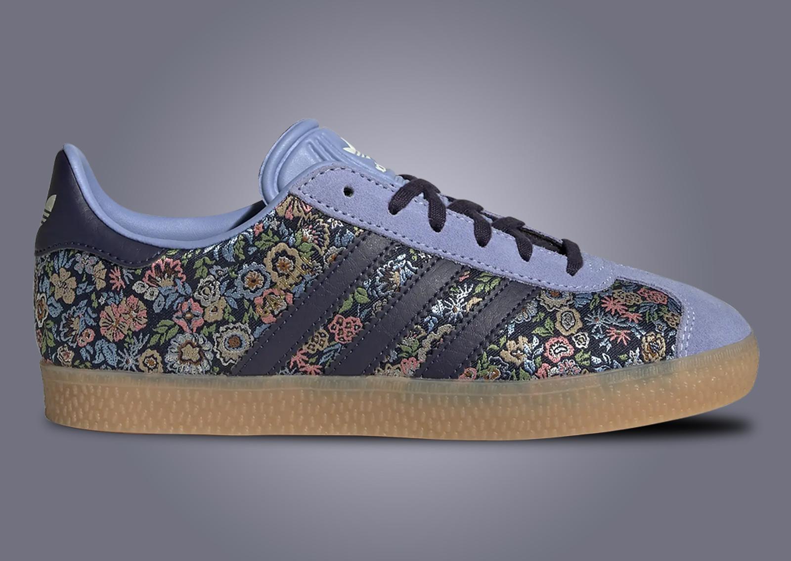 Liberty of London x adidas Gazelle (GS) Lateral