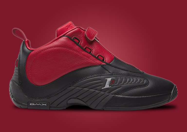Reebok Answer 4 Flash Red Core Black Lateral
