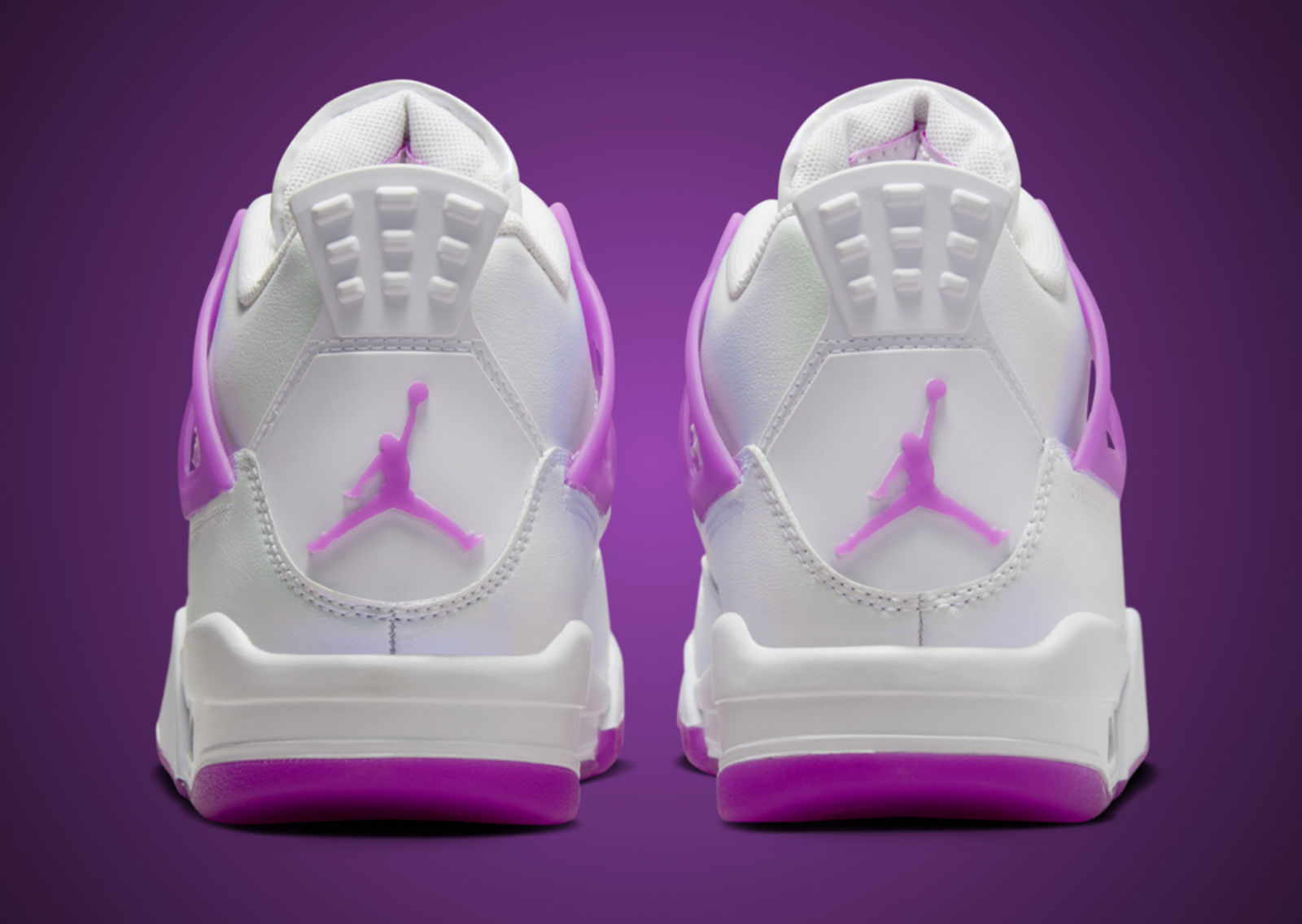 Air Jordan 4 Retro Hyper Violet (GS) Heel