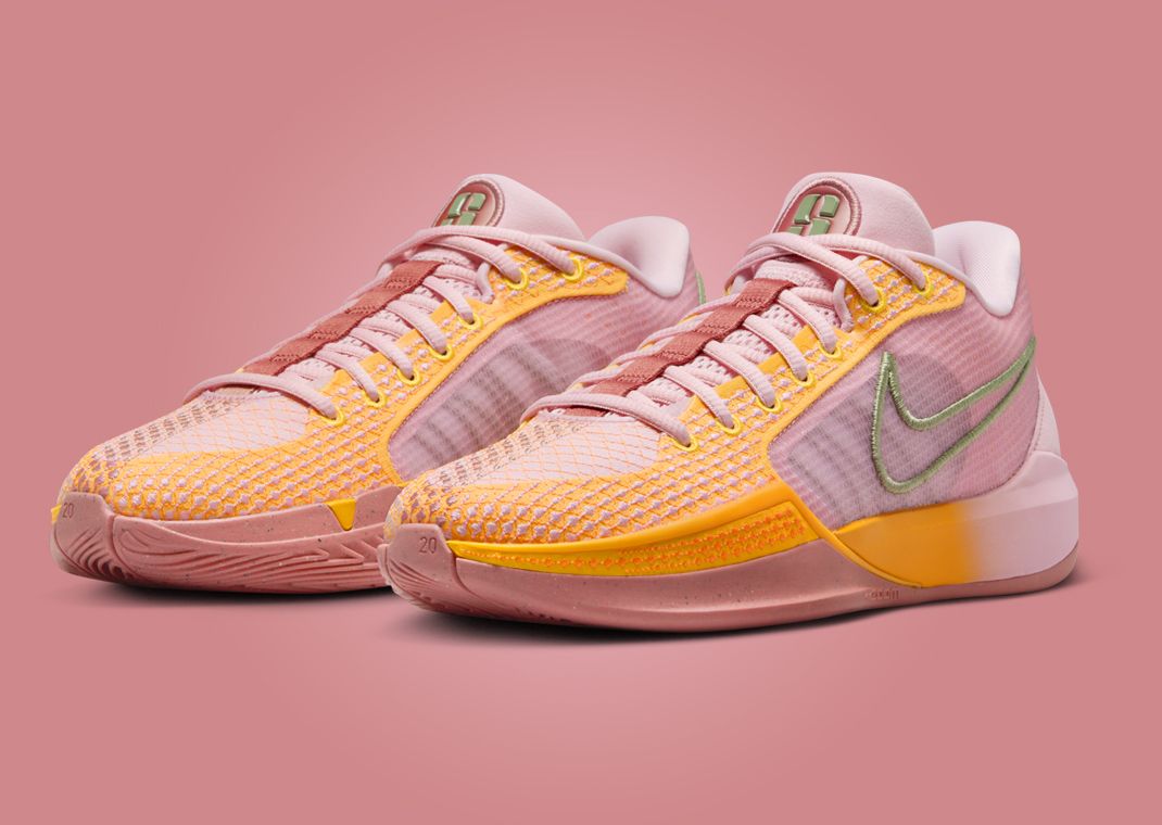 Nike pink deals and yellow