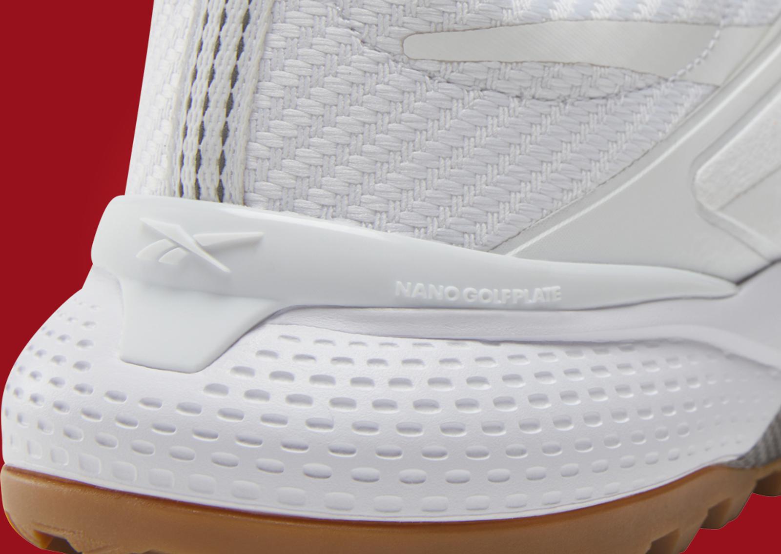 Reebok Nano Golf White Gum Heel Detail