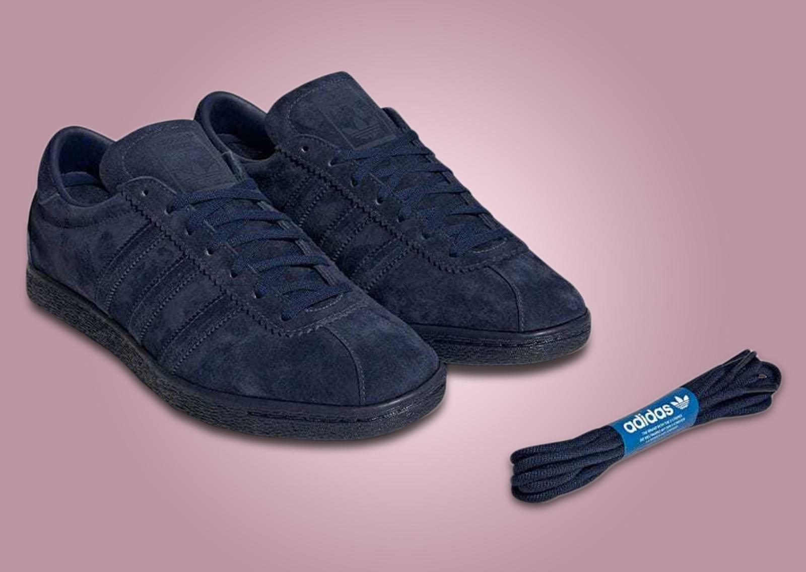 adidas Tobacco Night Indigo Angle & Laces