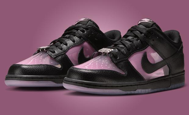Nike Dunk Low Black Pink Rise