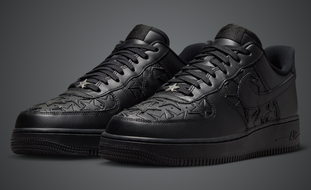 Nike Air Force 1 Low Black Stars