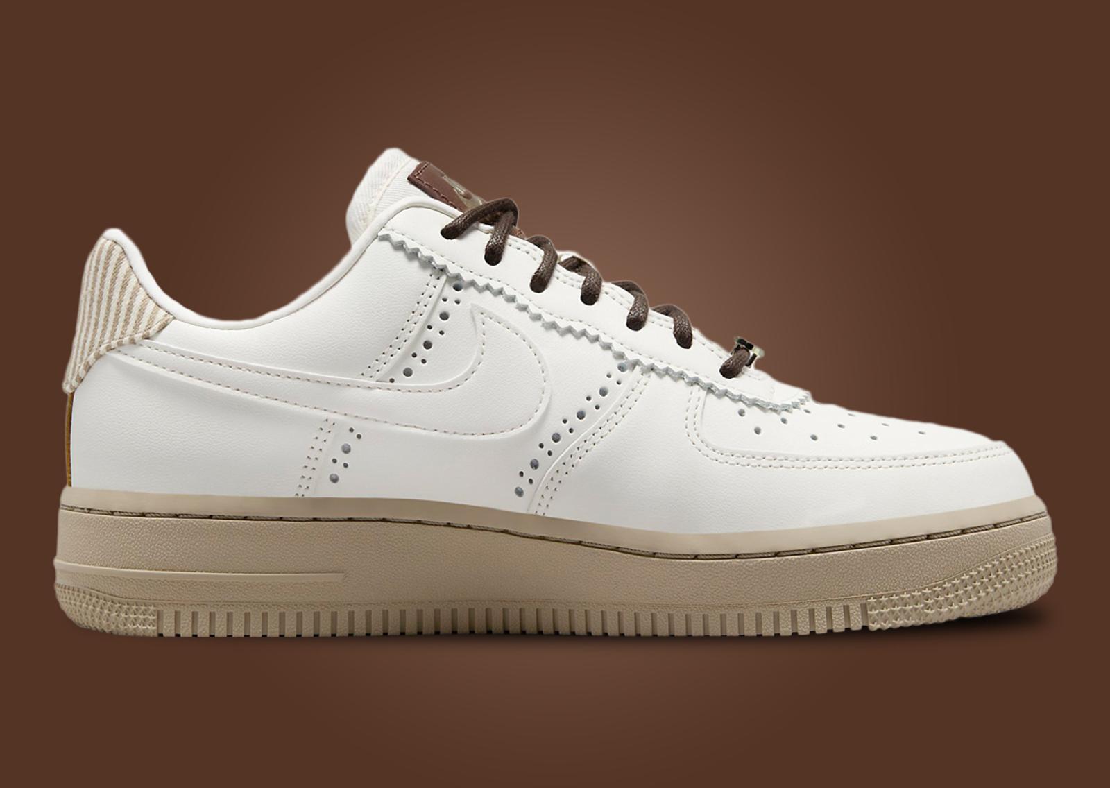 Nike Air Force 1 Low Brogue Sail (W) Medial