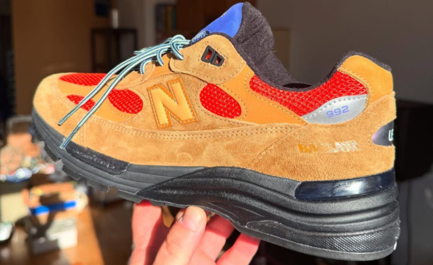 Action Bronson x New Balance 992 Made in USA Tan Red