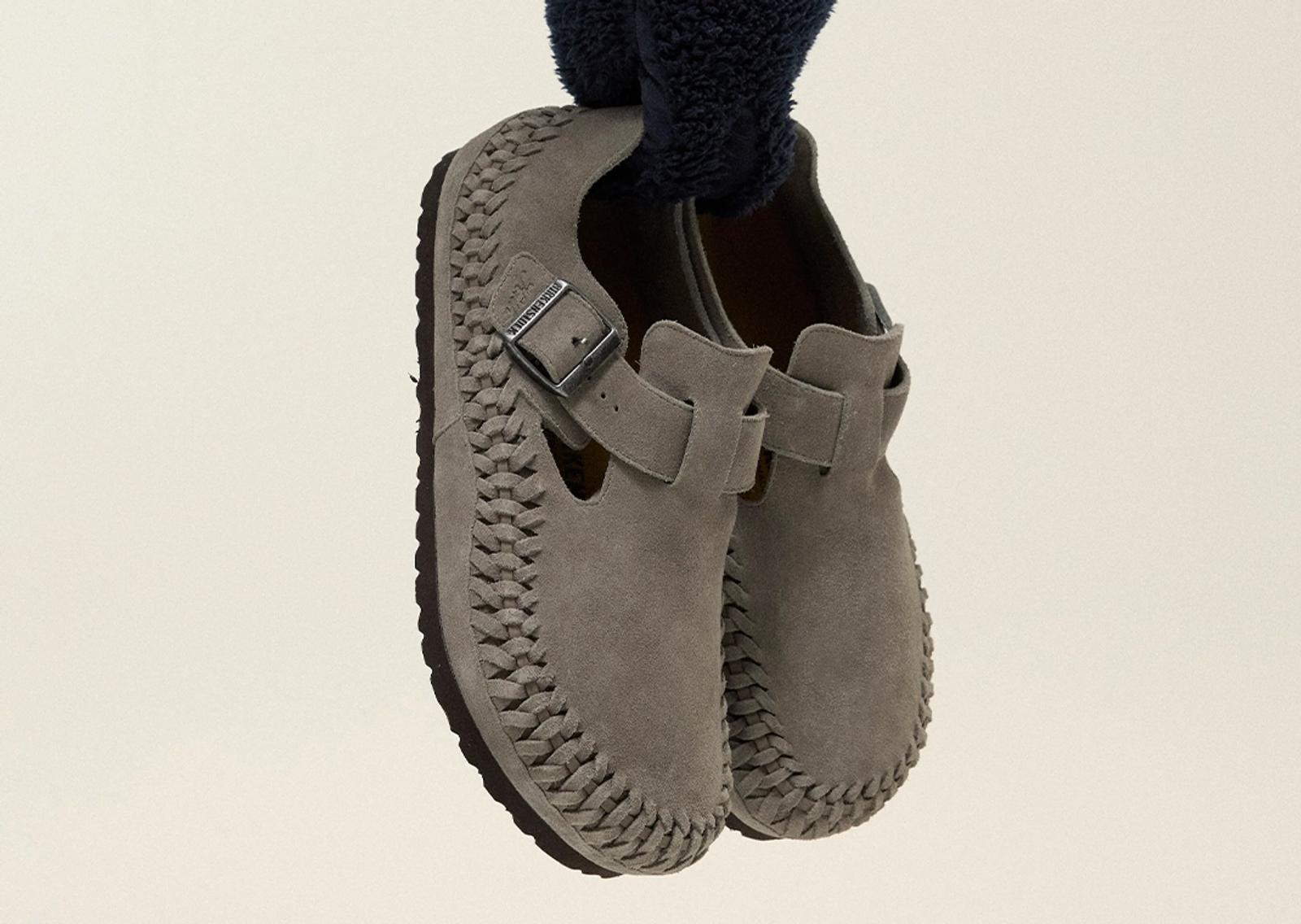 Kith x Birkenstock London Braided Winter 2024 Grey In-Hand