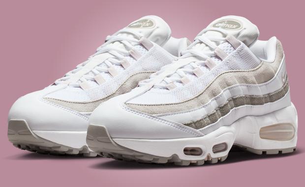 Nike Air Max 95 Big Bubble White Silt Red W
