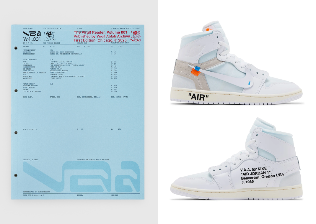 Virgil Abloh Archive (V.A.A.) Alaska” Air Jordan 1 High OG SP x V.A.A. (Virgil Abloh Archive) 'Alaska