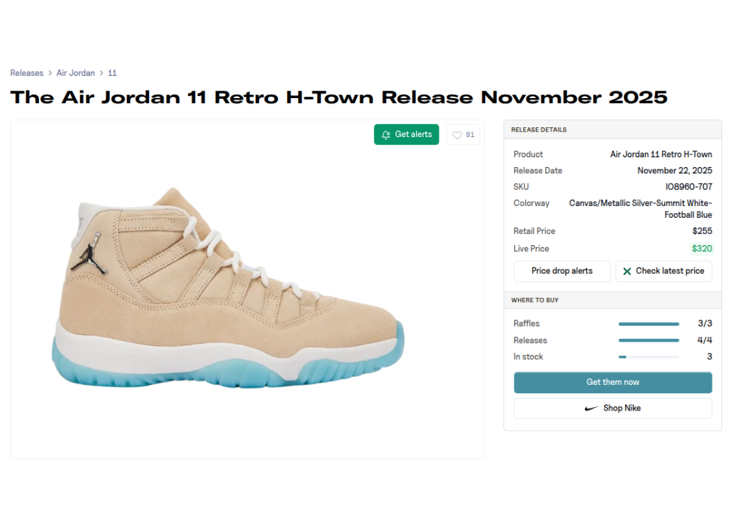 what stores are selling jordan 11