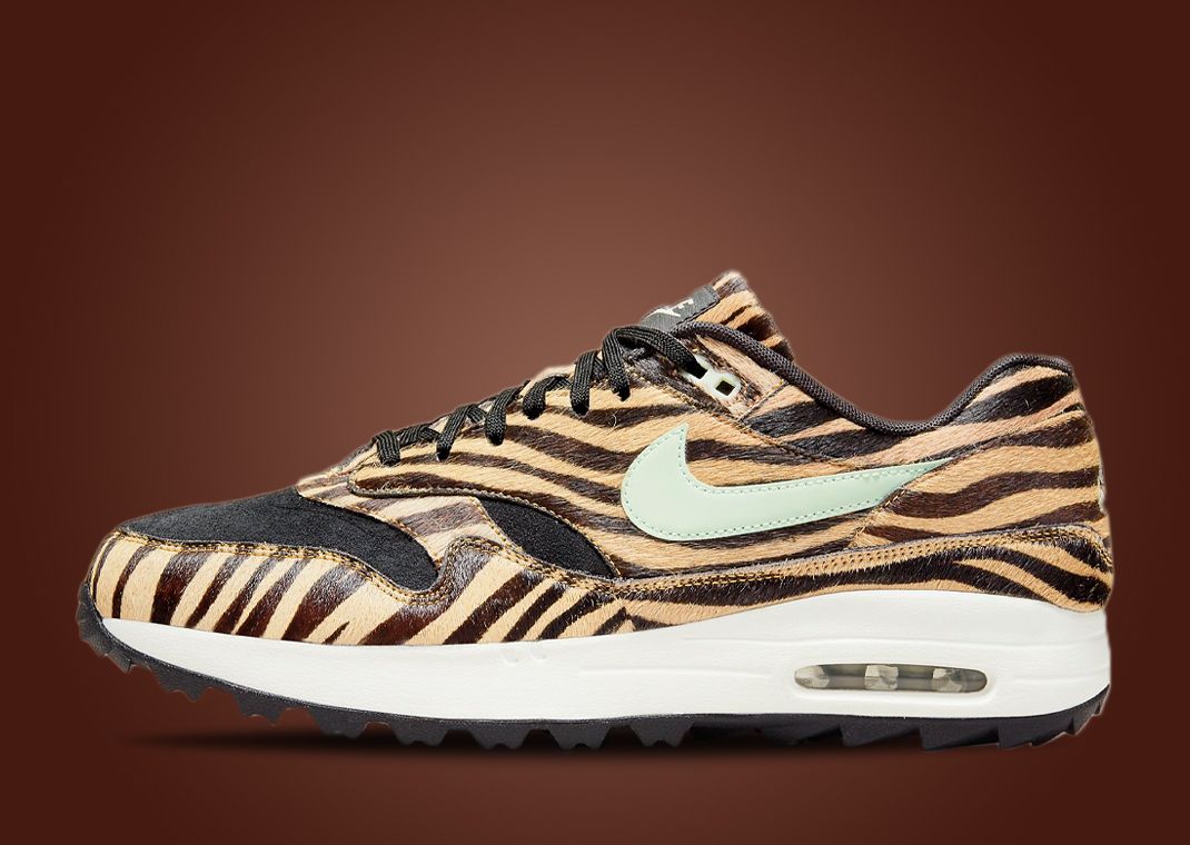 Tiger Print Covers This Nike Air Max 1 Golf