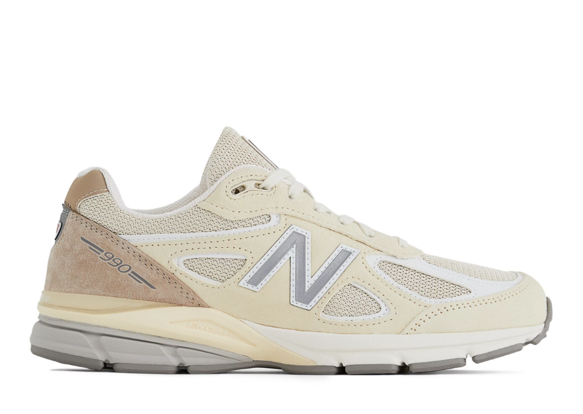 New Balance 990v4 Limestone Lateral