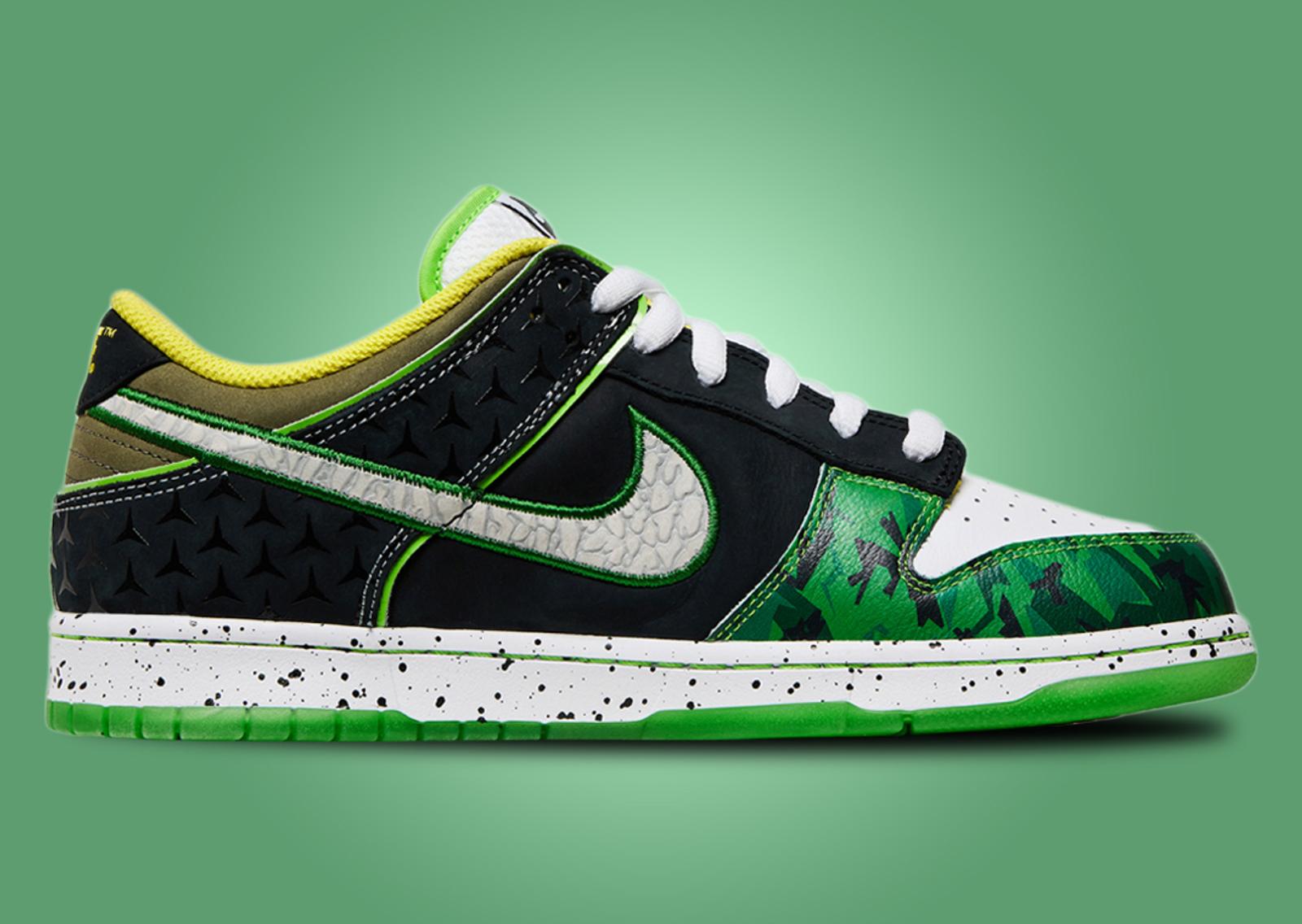 DOAF x Nike Dunk Low What The Ducks of a Feather Away Medial