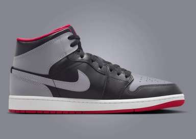 The Air Jordan 1 Mid Black Cement Fire Red Releases Spring 2024