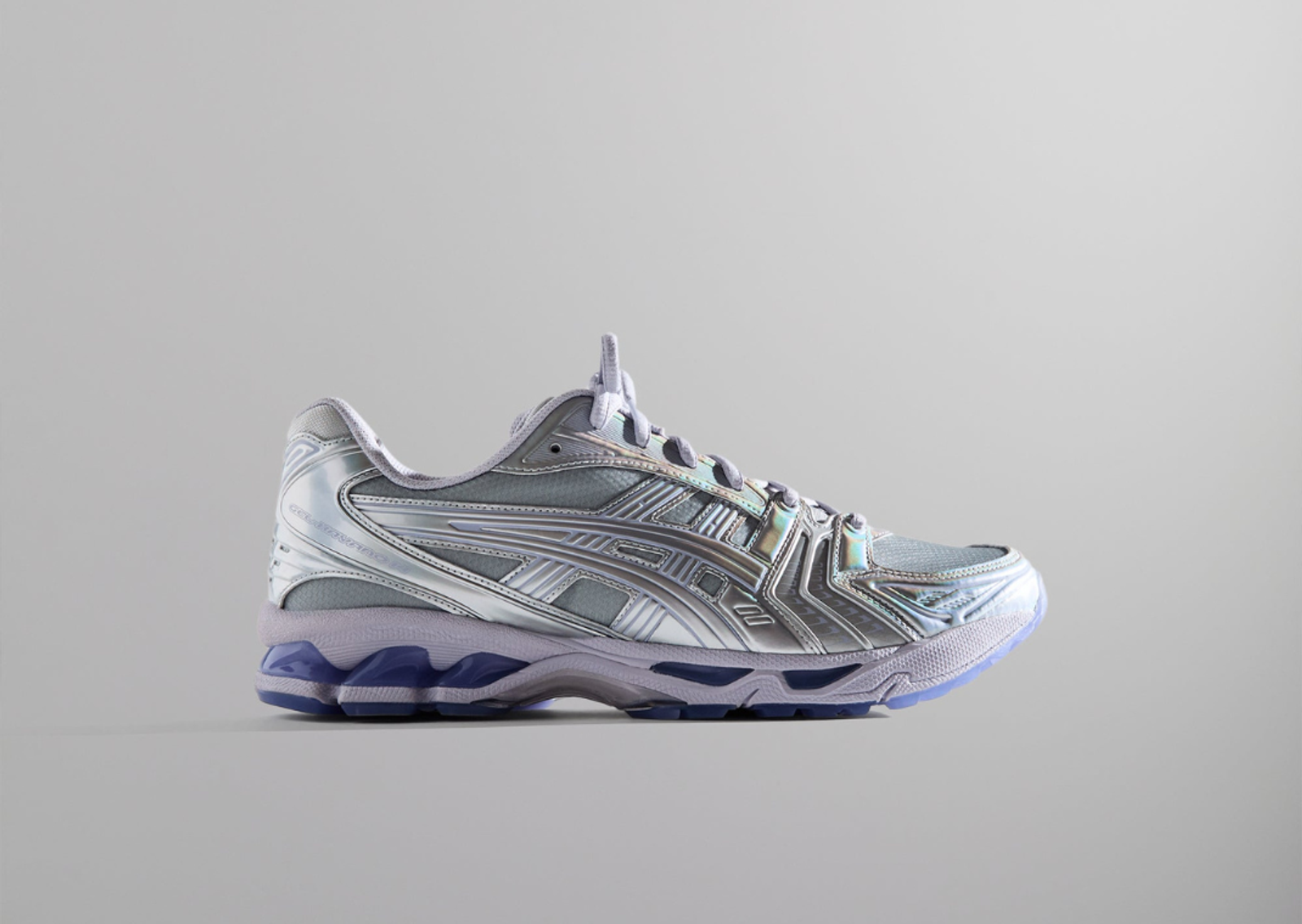 Kith x Marvel Super Villains x Asics Gel-Kayano 14 Silver Surfer Lateral