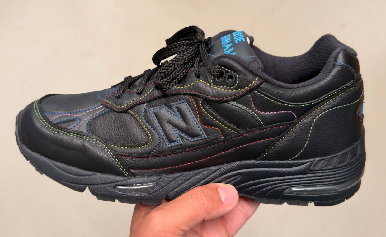 Bleue Burnham x New Balance 991v1 Made in UK Black